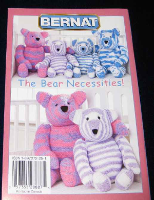 BERNAT BABY STRIPES LEARN KNIT & CROCHET PATTERN BOOK